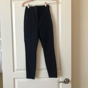ASOS petite high waist pants skinny fit in navy